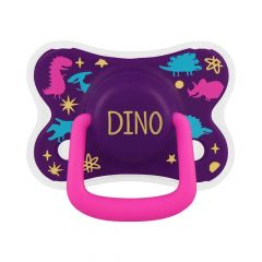 Lubby Соска-пустышка силиконовая, скошенный сосок от 6 мес